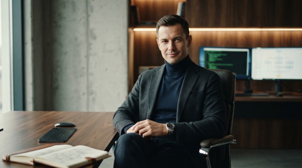 Your sparring partner: consultant at his desk